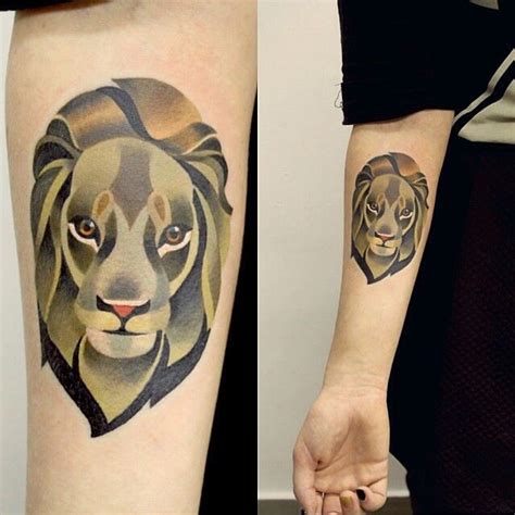 Sasha Tattoo Tattoos Lion Tattoo Sasha Unisex