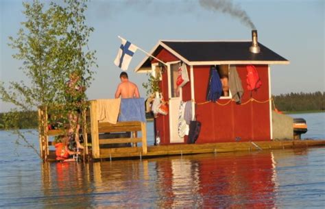 The Floating Saunas Of Finland Finnish Sauna Finland Sauna