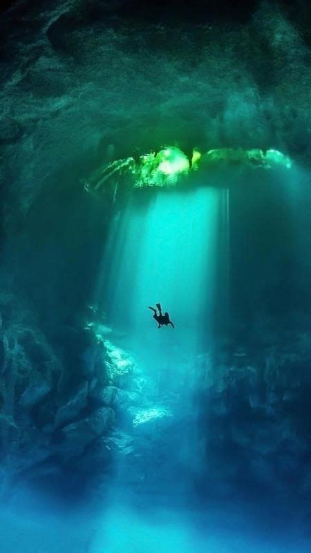 Cool Underwater Caves Scenery Underwater Photography Nature