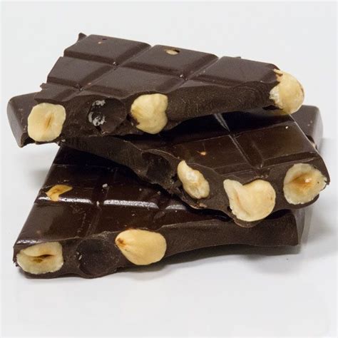 Our Hazelnut Dark Chocolate Bar Is Hand Crafted With 60 Dark Chocolate