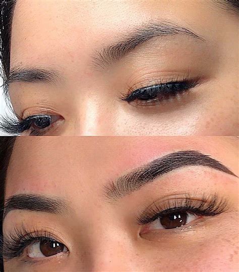 Microshading Before And After Pictures Combo And Shaded Brows