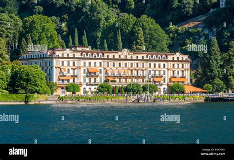 Villa Deste On A Sunny Summer Day In Cernobbio On Lake Como