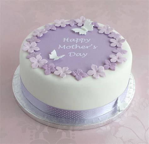 I also created this simpler cake for mother's day. personalised mother's day cake decoration kit by clever little cake kits | notonthehighstreet.com