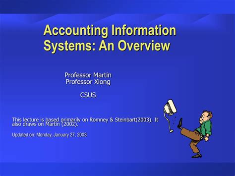 Ppt Accounting Information Systems An Overview Powerpoint