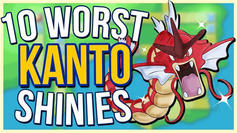 10 Worst Shiny Pokémon Of Kanto Ft Candyevie Supreme Countdowns