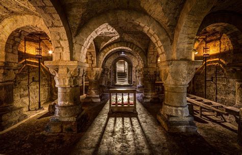 The Crypt At Lastingham City Architecture Romanesque Byzantine