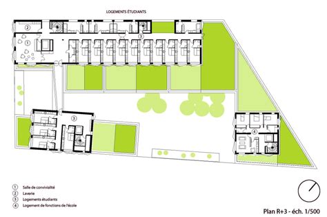 Gallery Of School Group And Student Housing Atelier Phileas 13