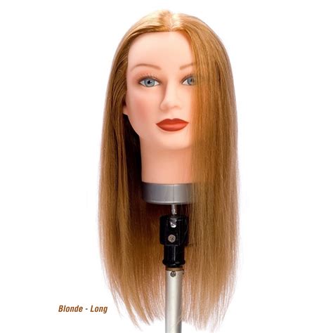 Karoline mannequin heads are top quality mannequin heads with 100% synthetic hair blonde hair. MANNEQUIN HEAD HUMAN HAIR LONG