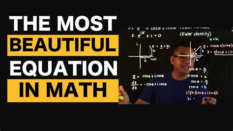 The Most Beautiful Equation In Math The Euler Identity Youtube