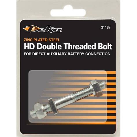 Deka Heavy Duty Double Threaded Bolt 31187 Blains Farm And Fleet