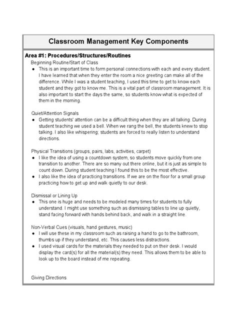 classroom management pdf classroom teachers