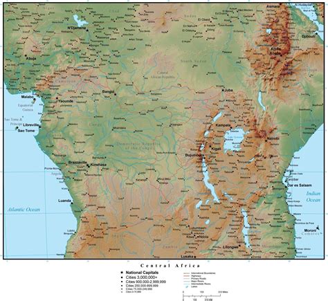 Jungle Maps Map Of Africa No Names 54b
