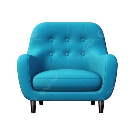 Blue Sofa Comfortable Chair Decoration Sofa Chair Decoration Png