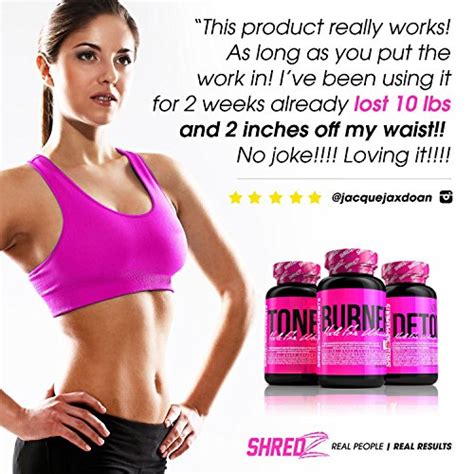 Shredz Alpha Female Weight Loss Supplements Stack For Women Build Lean Muscle Show Off