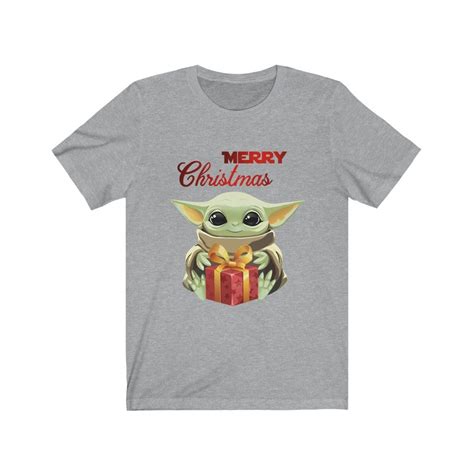 Baby Yoda Christmas Shirt Baby Yoda Mandalorian Christmas Etsy