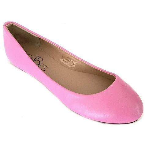 Shoes8teen Shoes 18 Womens Classic Round Toe Ballerina Ballet Flat