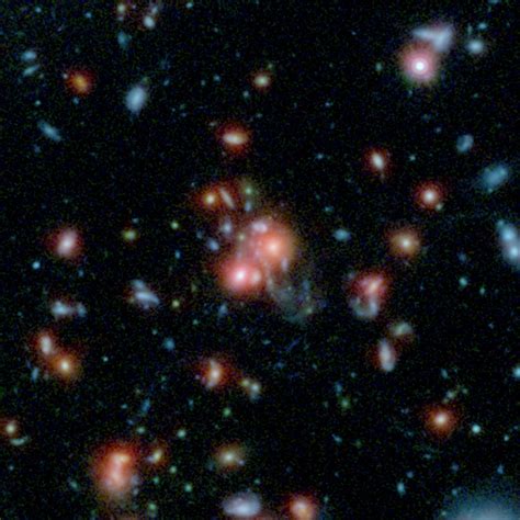 Astronomers Discover Unique Cluster Of Galaxies Almost 10 Billion Light