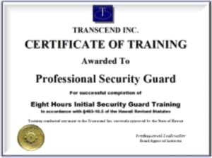 Costco cards from home with no problems. Security Guard Training Hawaii - SECURITY GUARD TRAINING ...