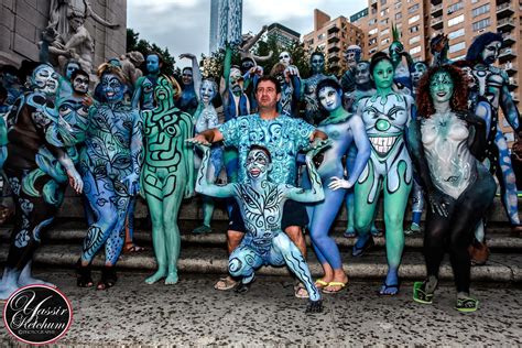 Body Painting New York New York Body Paint Day Artists Painting Collection