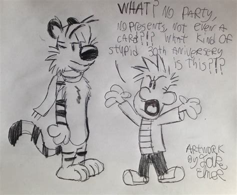 Happy Anniversary Calvin And Hobbes By Fox Jake On Deviantart