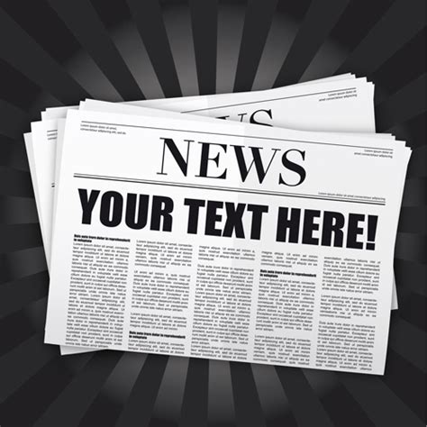 Newspaper Vector Free Vector Download 174 Free Vector For Commercial