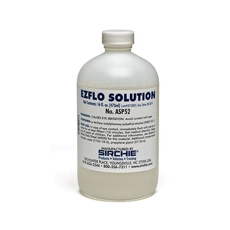 Ezflo Solution 16 Oz 473ml Chemical Latent Development Forensic