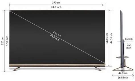 Vu 215cm 85 Inches The Masterpiece 4k Ultra Hd Android Qled Tv 85qpx
