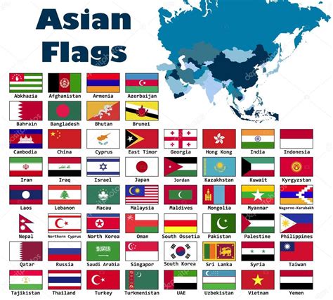List Of All Flags Of Asian Countries List Of All Flags Of Asian Images