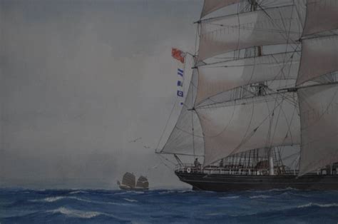 Pelham Jones The Cutty Sark At Sea Under Full Sail For Sale At 1stdibs