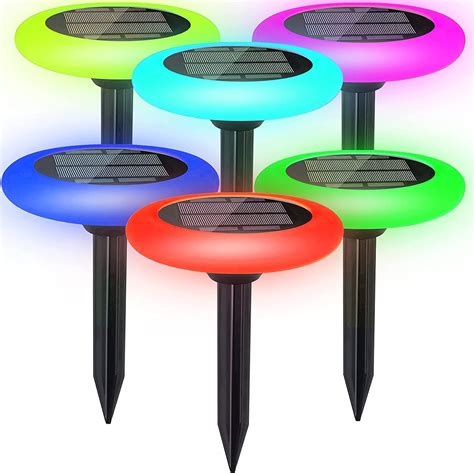 Brightright Colorize Colorful Pathway Solar Light 6 Lights