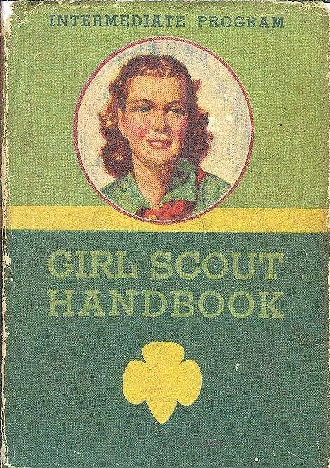 girl scout handbook for the intermediate program very good hardcover 1944 monroe bridge