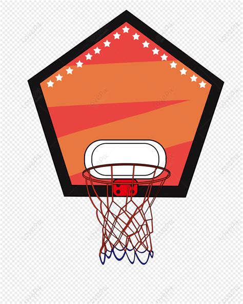 赤いバスケットボールの枠 イラスト， バスケットボールボックス バスケットボール スポーツ フリー素材 透過 Lovepik