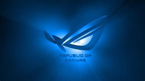 Blue Rog Wallpapers Top Free Blue Rog Backgrounds Wallpaperaccess