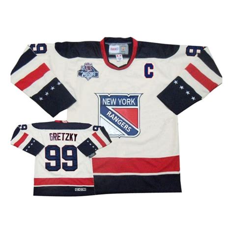 Ccm Wayne Gretzky New York Rangers Authentic 2012 Winter Classic