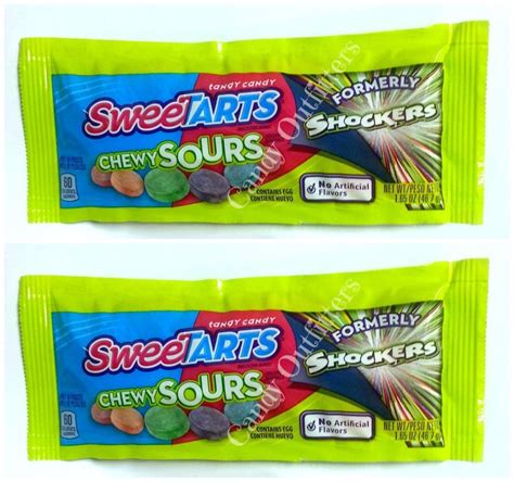 sweet tarts sweetarts chewy sours extreme sour candies tangy candy 2 pks nestle sour