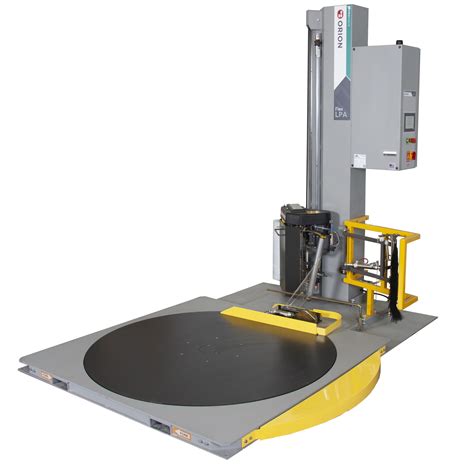 Orion Demonstrating Updated Features On Its Flex Lpa Automatic Turntable Pallet Wrapping Systems