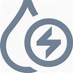 Electricity Water Renewable Icon Energy Transparent Drop
