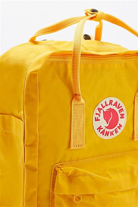Fjallraven Kanken Classic Warm Yellow Backpack Urban Outfitters Uk