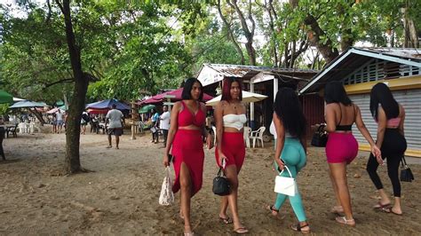 sosua beach☂️and street vibes on saturday afternoon🇩🇴dominican republic youtube