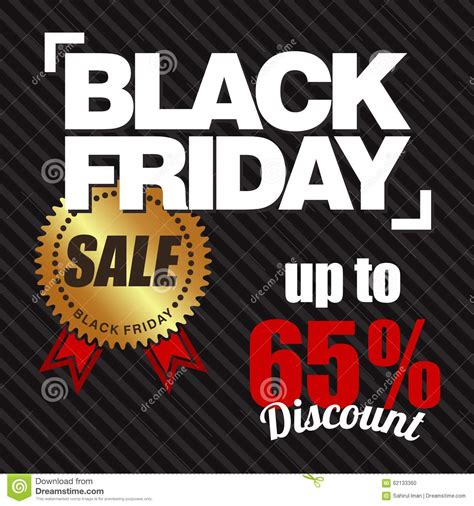 What Is The Usual Discount On Black Friday - Black Friday Sale, Discount and Voucher Template Stock Vector