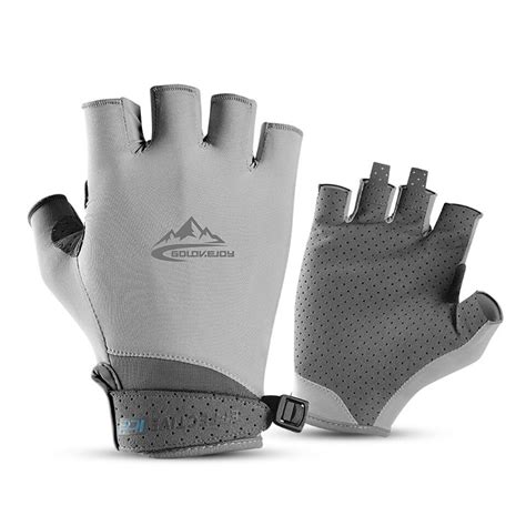 Fingerless Fishing Gloves For Men Women Uv Sun Protection Non Slip Half