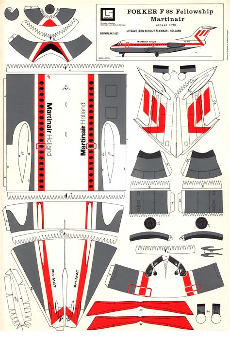 F 28 01 Papercrafts Aircraft Pinterest Papier Papierflieger Y 3d