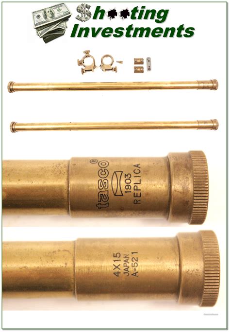 Reproduction Brass Rifle Scope