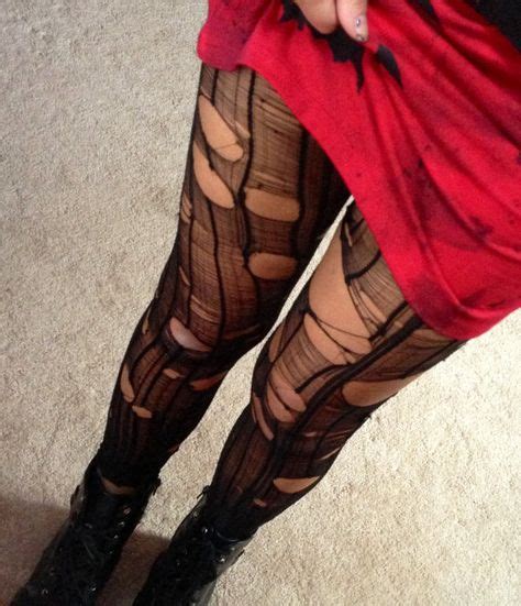 Torn Tights Ideas Tights Ripped Tights Style