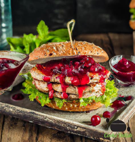 Grilled Turkey Burgers With Cranberry Sauce Recipe