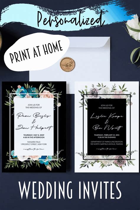 Invites That Match Your Wedding Color Scheme Personalised Wedding