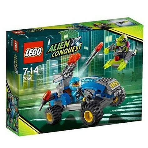 Lego Space Alien Conquest Striker 7049 And Alien Defender 7050 Sets New