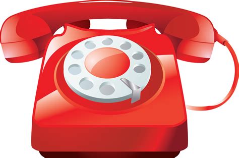 Red Phone Clipart Large Size Png Image Pikpng
