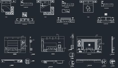 Bedroom Free Cad Block And Autocad Drawing