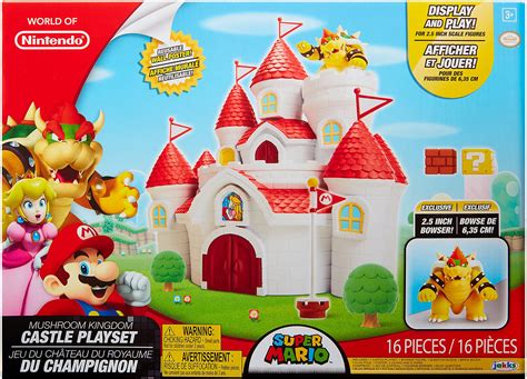 Buy Super Mario 58541 Mushroom Kingdom Castle Playset With Exclusive 2